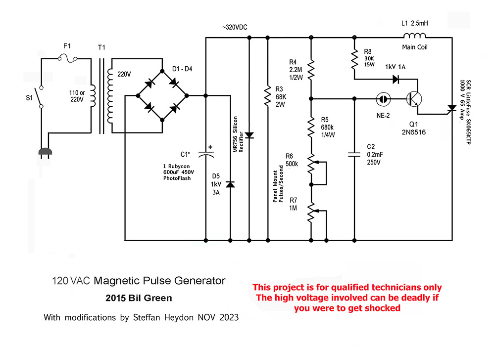 beck mag pulser schematic